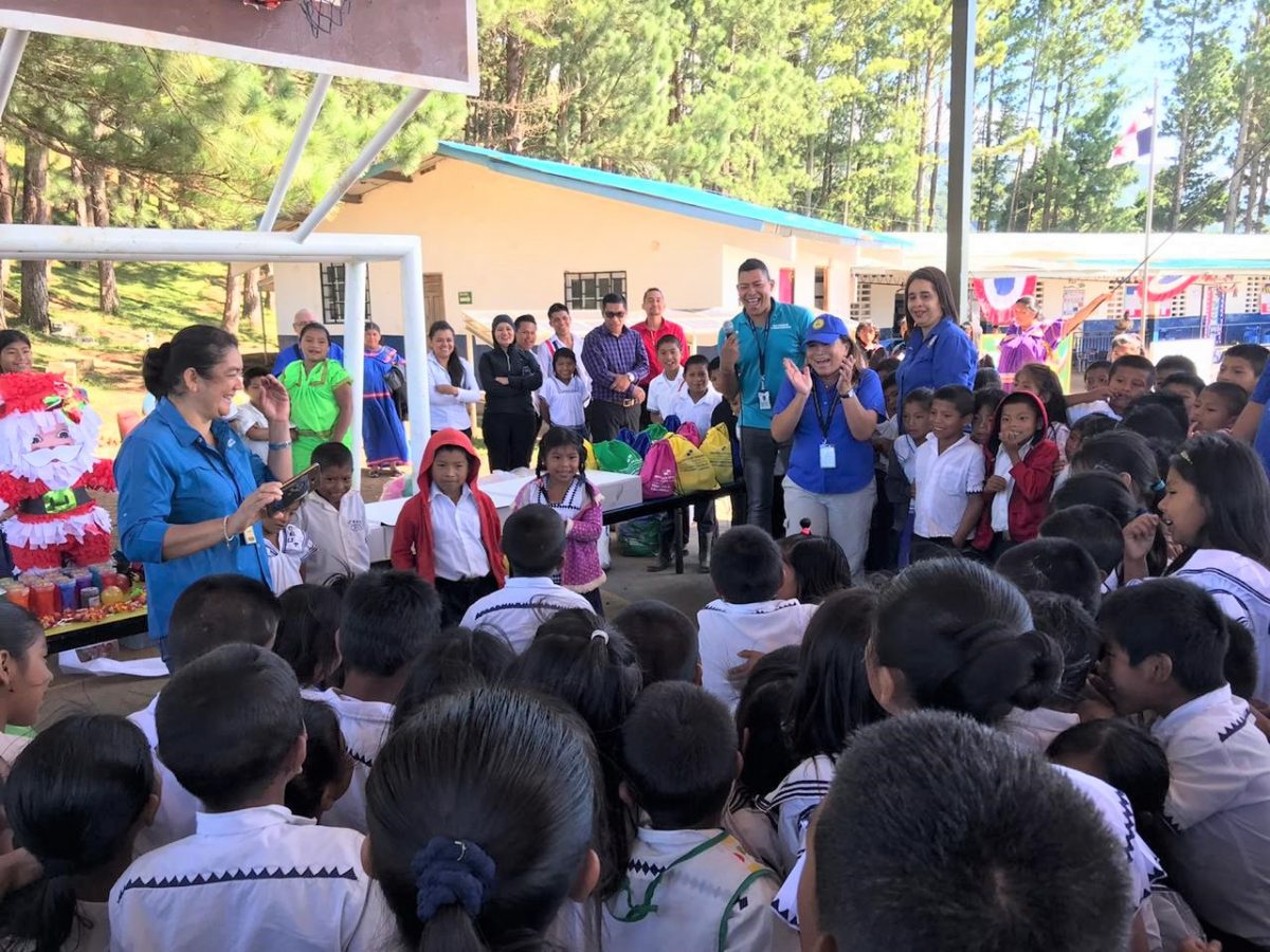 Mitradel apoya actividades de niños en la Comarca Ngöbe Buglé