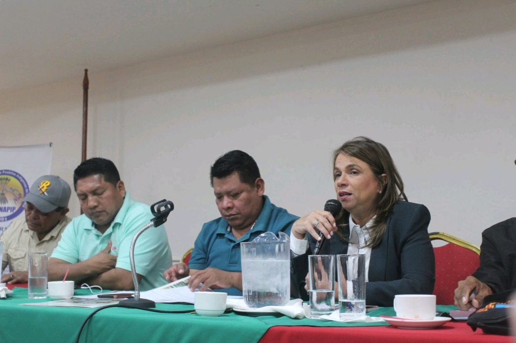 Indígenas a reunión con  Ministra de Educación