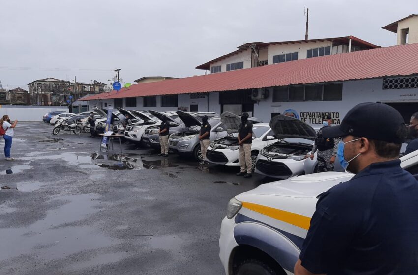  PN y Ministerio Público recuperan vehículos en la provincia de Colón