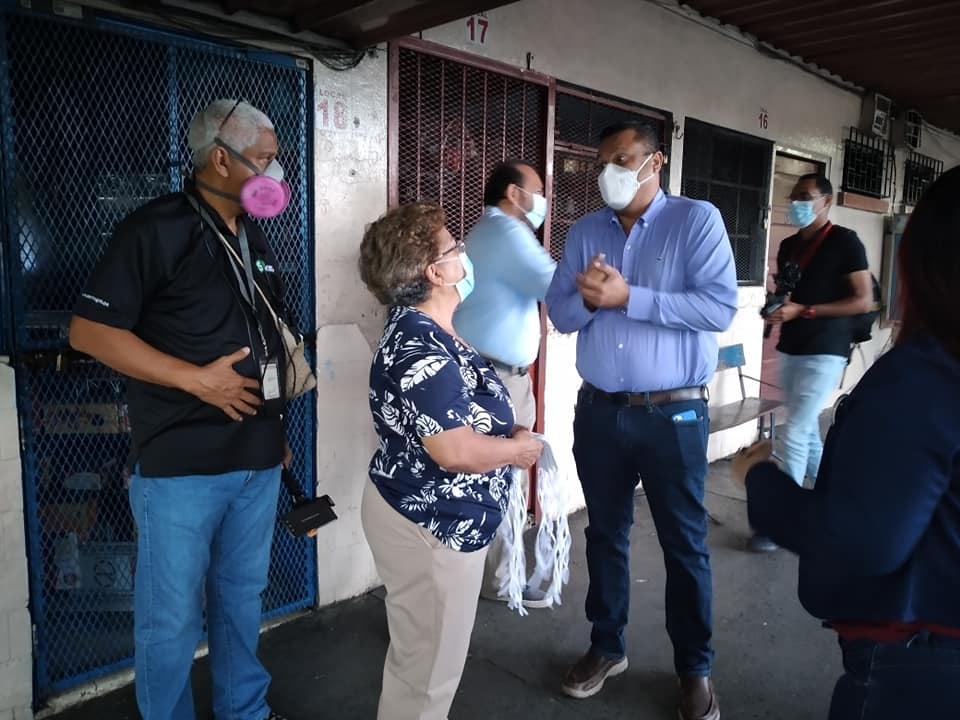 Alcaldía de David y Minsa distribuyen mascarillas