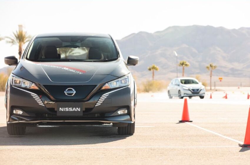  Nissan presenta  innovadora tecnología sobre  seguridad