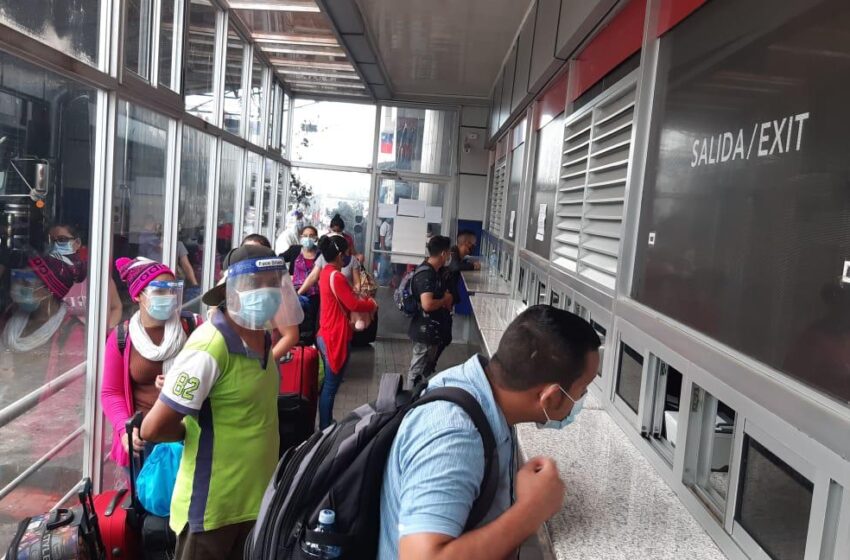  Servicio Nacional de Migración coordina salida de nicaragüenses