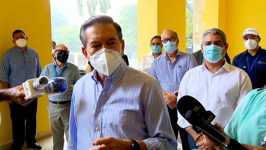 Presidente Cortizo prevé apertura del "Figali" para pacientes