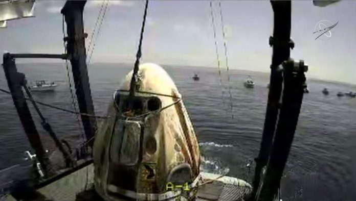  Astronautas de la Nasa  y SpaceX  regresan salvo a la Tierra