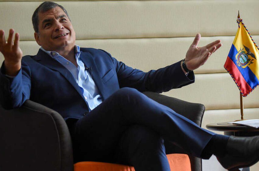  Ordenan la captura del expresidente Rafael Correa