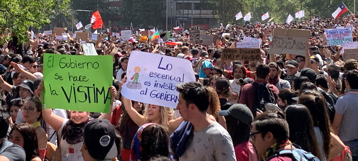 Madres de víctimas de violencia en Chile piden justicia