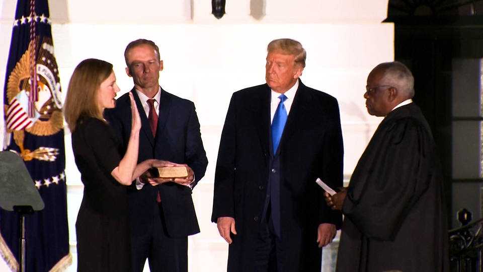 Jueza nominada por Trump recibe la confirmación