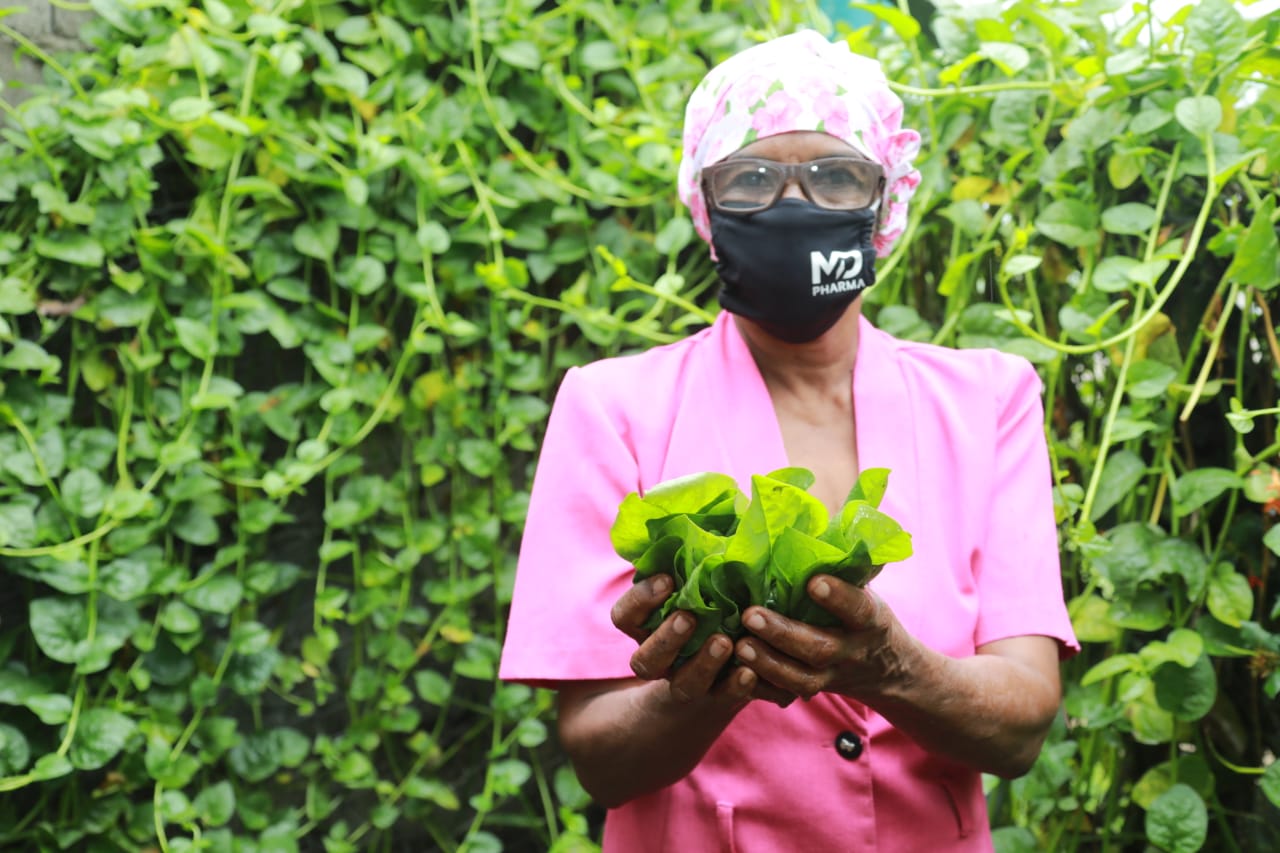 El huerto de Doña Claudia, un lugar donde se producen alimentos frescos