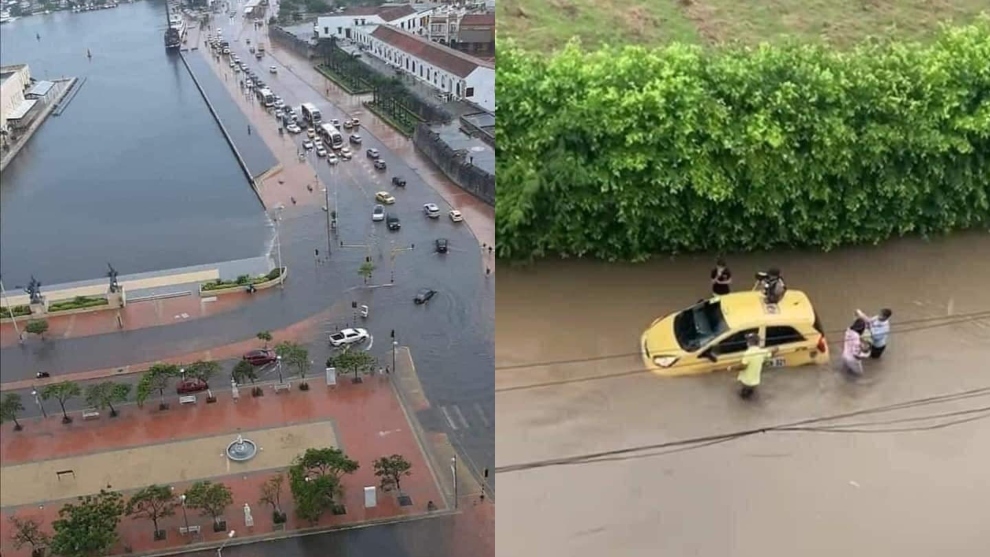 Lluvias del huracán Iota causan desastres en Colombia