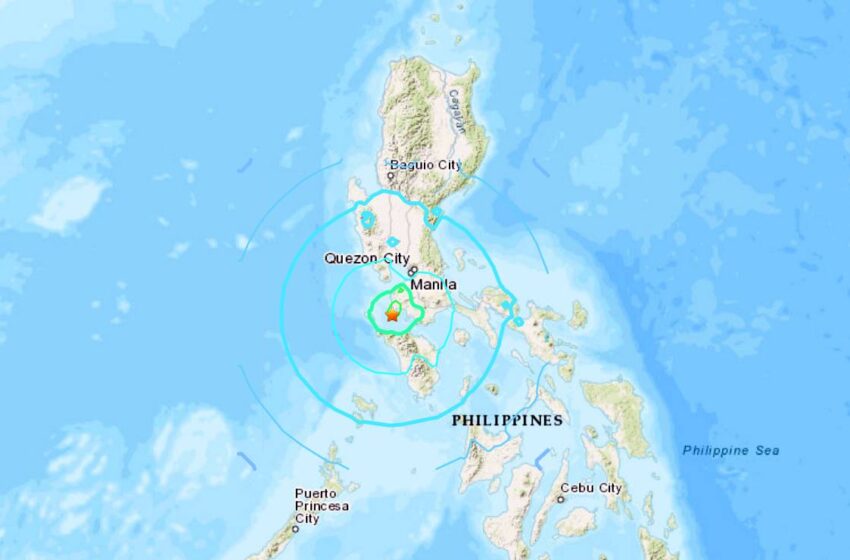  Un terremoto sacude la isla filipinas de Luzón