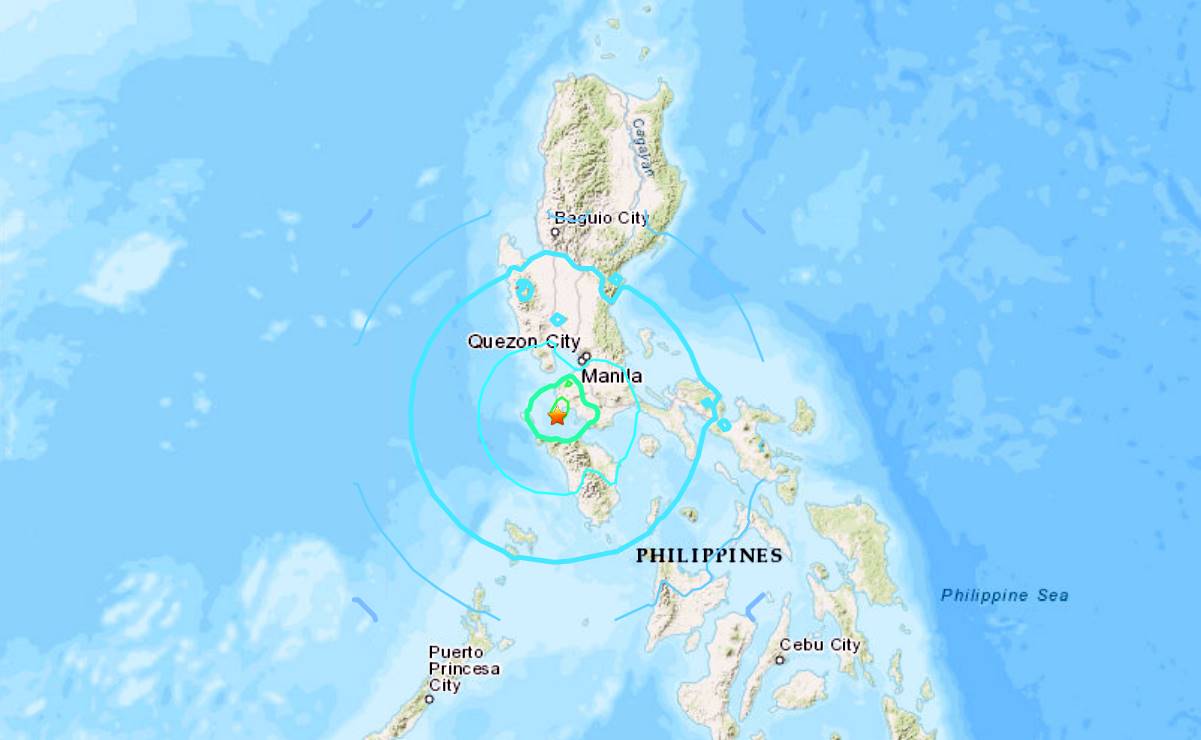 Un terremoto sacude la isla filipinas de Luzón