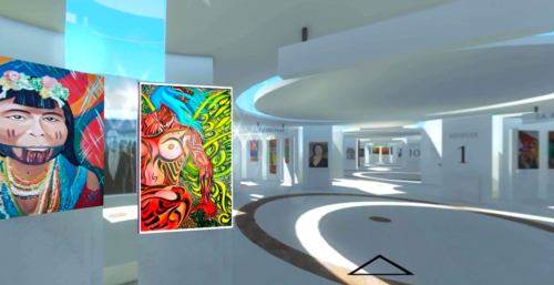  Artista John Serna presenta su proyecto “Museo Virtual Angular Vr Art Gallery”