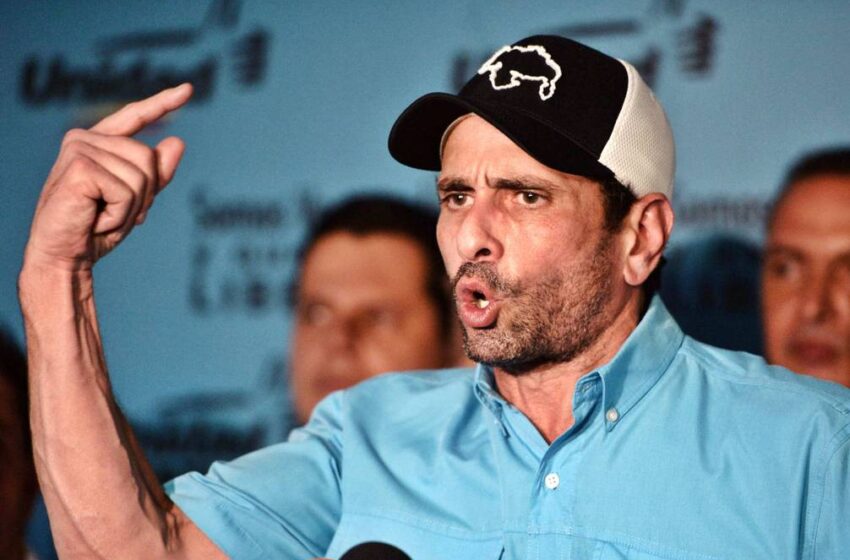  Henrique Capriles promueve el diálogo para salir de la crisis en Venezuela