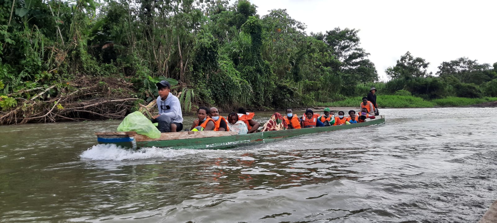 Monitorean condiciones de migrantes en la provincia de Darién