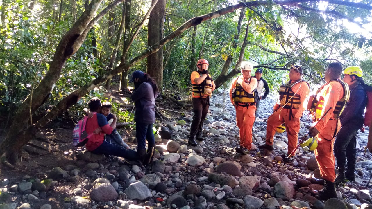 SINAPROC y estamentos de seguridad rescatan hermanos desaparecidos
