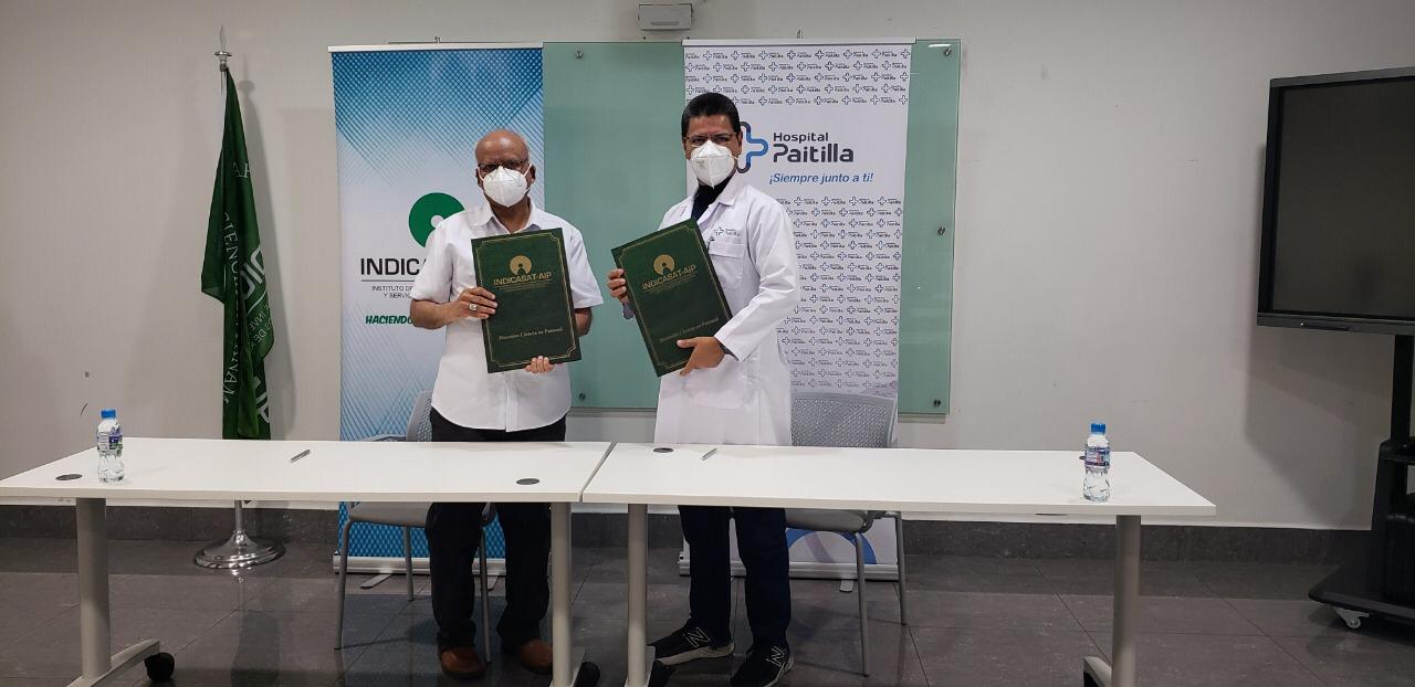 Hospital Paitilla firma convenio con INDICASAT para potenciar la investigación