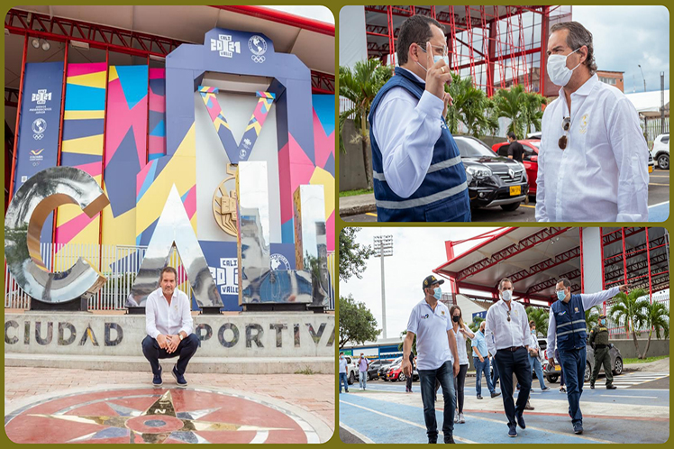  Presidente de Panam Sports visita la sede de los Juegos Cali-Valle