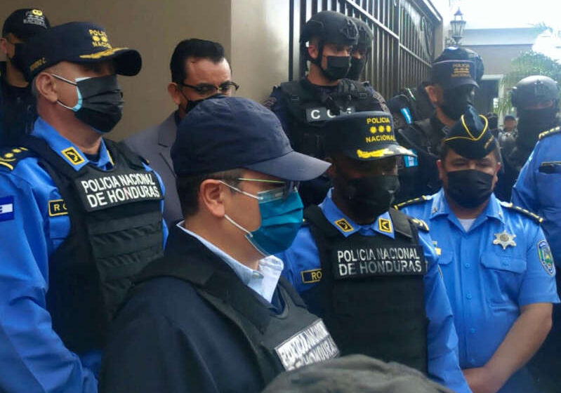  Detienen al expresidente de Honduras, Juan Orlando Hernández