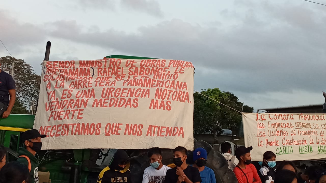 Protestan en Tortí por construcción de carretera