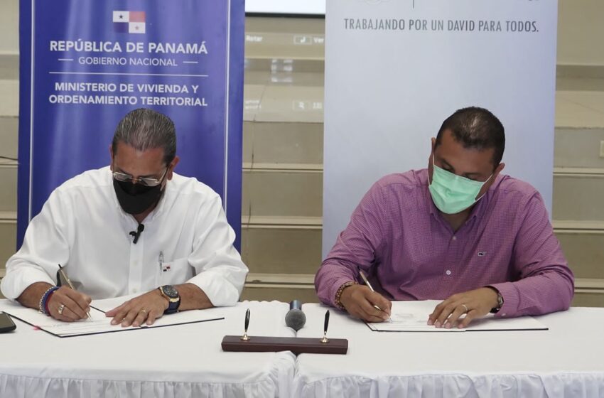  Municipio de David y Miviot firman convenio de colaboración