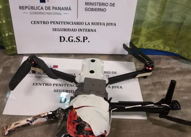  Se desploma  dron en La Nueva Joya por acción de bloqueo