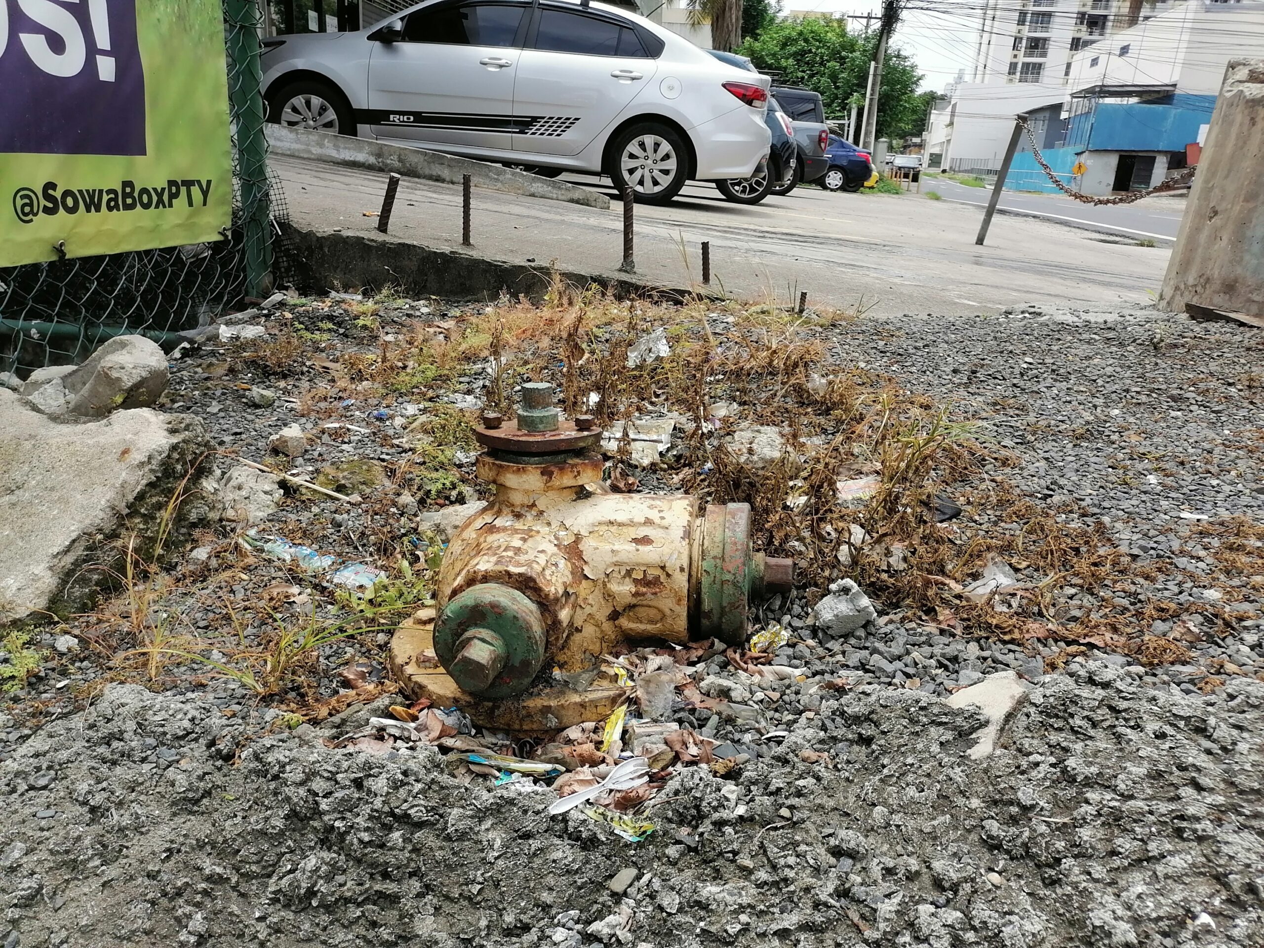 Hidrantes en abandono