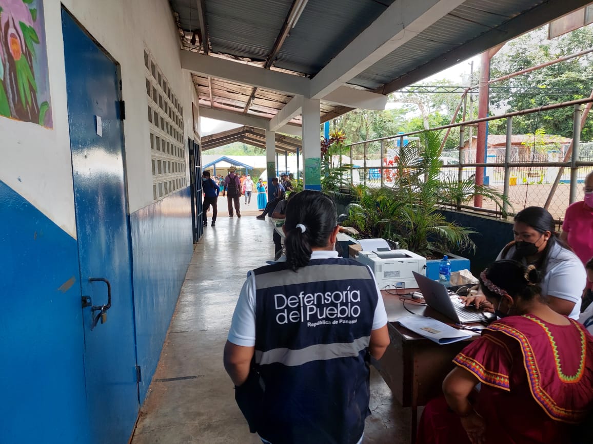 Defensoría del Pueblo presente en elecciones de la Comarca Ngabe Buglé