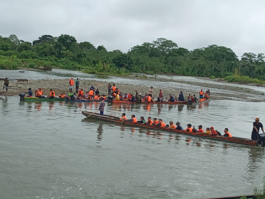 Defensoría monitorea llegada de migrantes en Bajo Chiquito y Canaán Membrillo