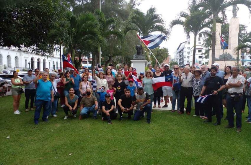  Voces multicolores piden en Panamá cese bloqueo a Cuba