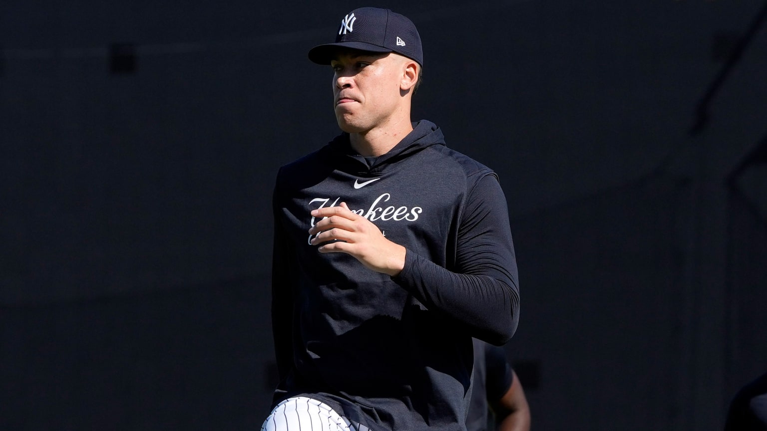Aaron Judge llega al campo de los Yanquis