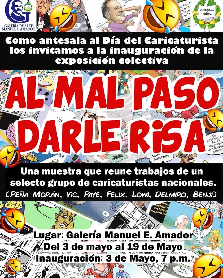 Exposición de caricaturistas en Panamá