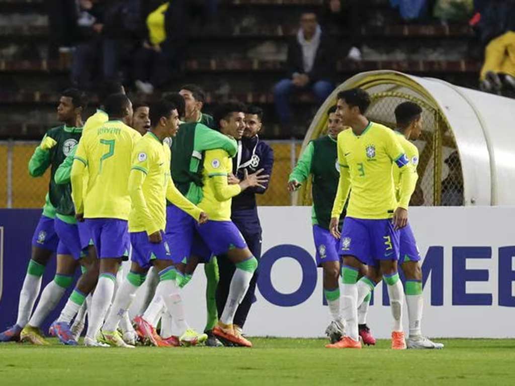 Se corona Brasil campeona del sudamericano de fútbol sub-17
