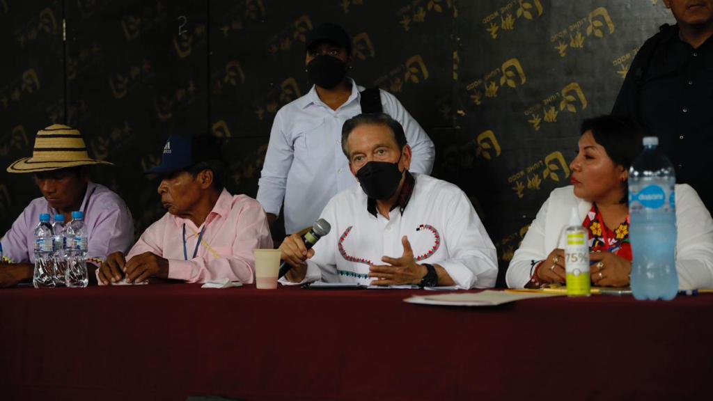 Presidente Cortizo apoya a comunidades Ngäbe-Buglé