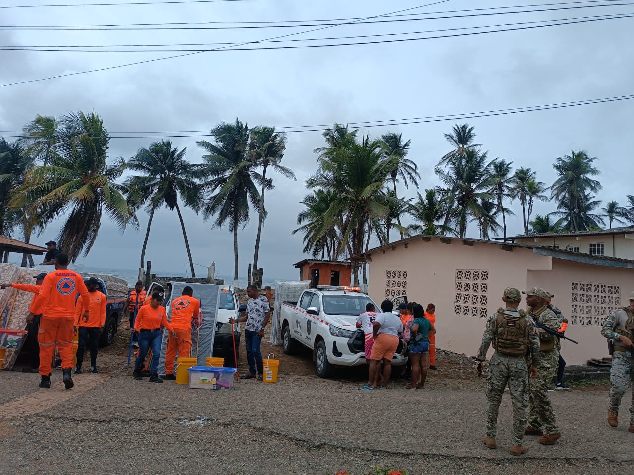 Asistencia humanitaria para San Isabel, presente Sinaproc