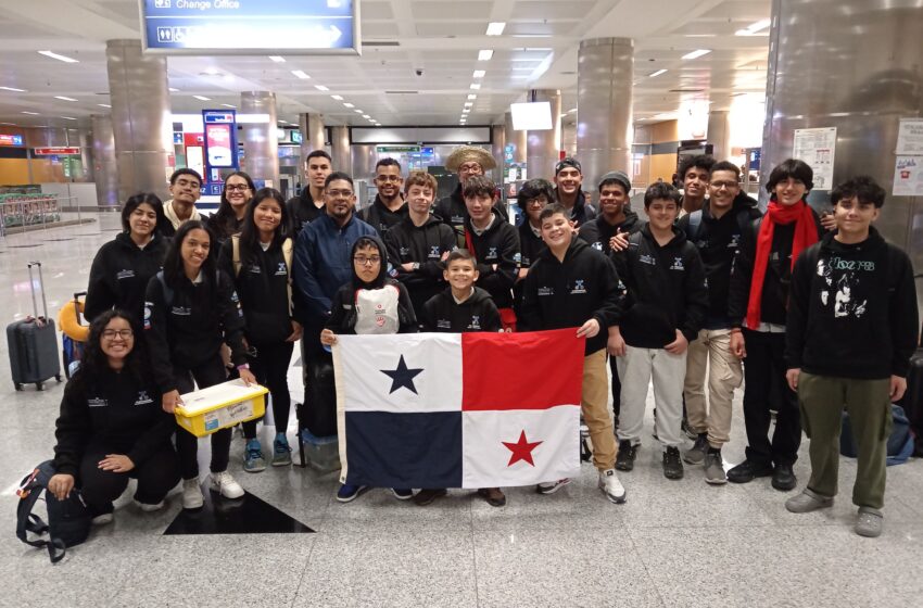  Equipo de robótica de Panamá llega a Turquía, para la Olimpiada Mundial de Robótica 2024