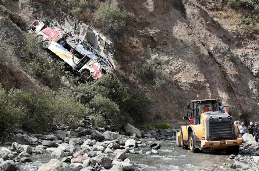  15 muertos por accidente en Perú