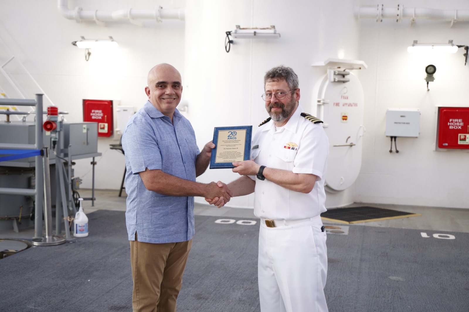 UMIP recibe al Buque Escuela TS Patriot II (NSMV)