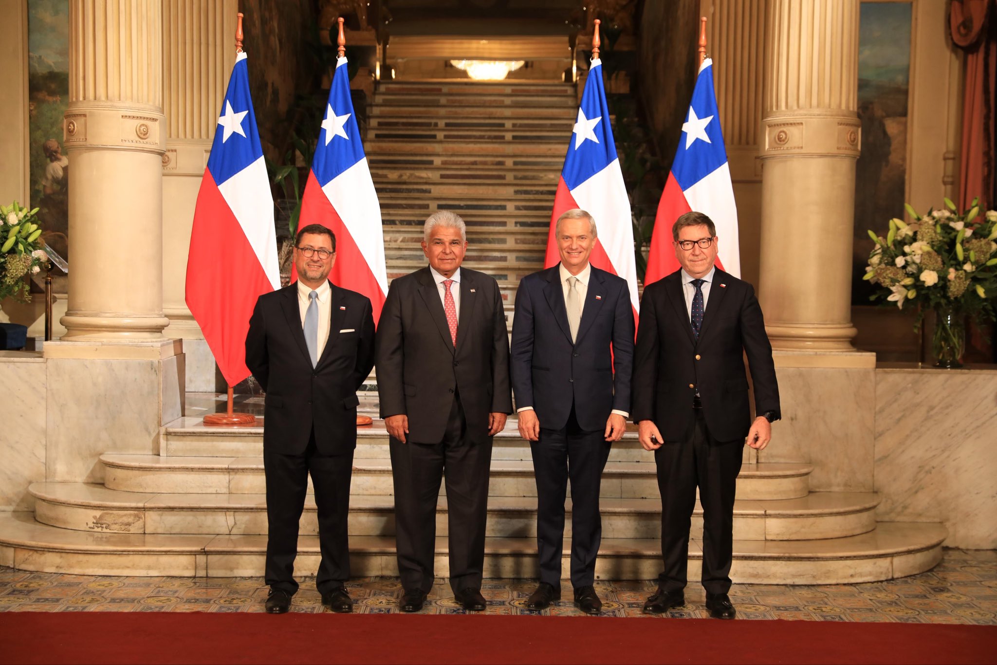 Presidentes Mulino y  Kas abordan integración económica y colaboración entre Panamá y Chile