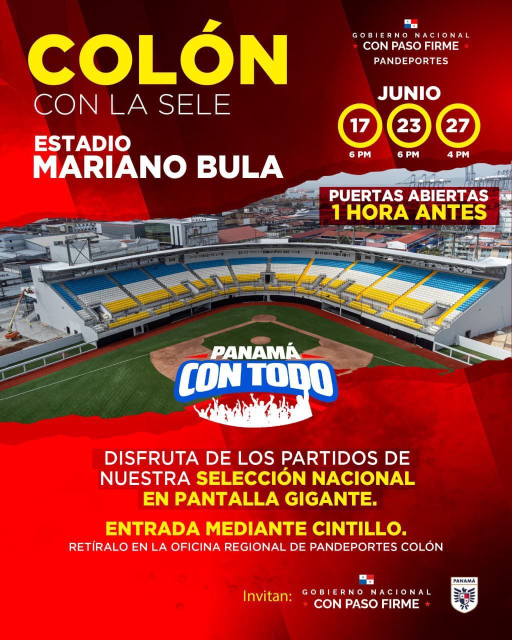 COLÓN, CON LA SELE