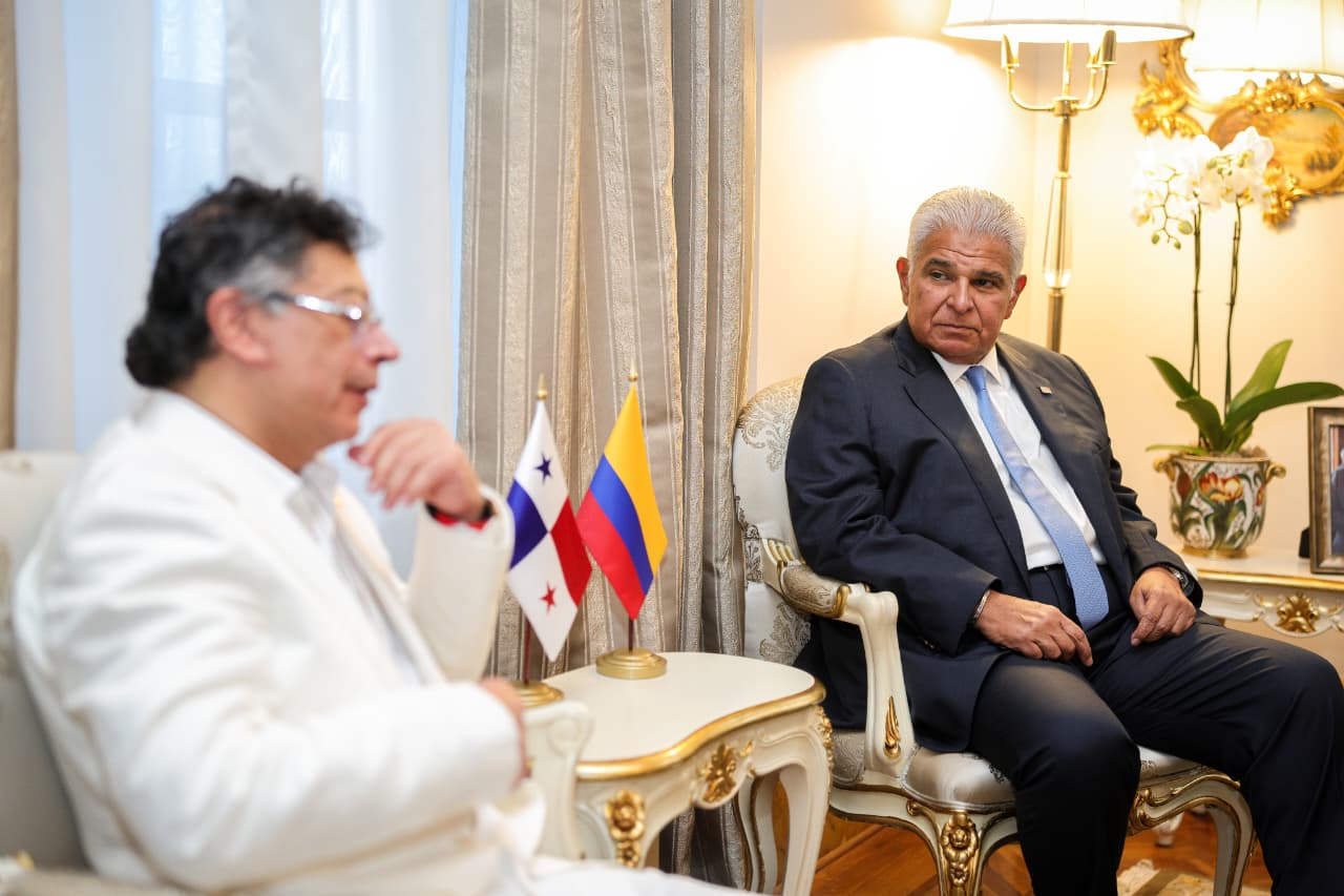 Panamá y Colombia fortalecerán integración regional, presidentes Mulino y Preto dialogan sobre turismo