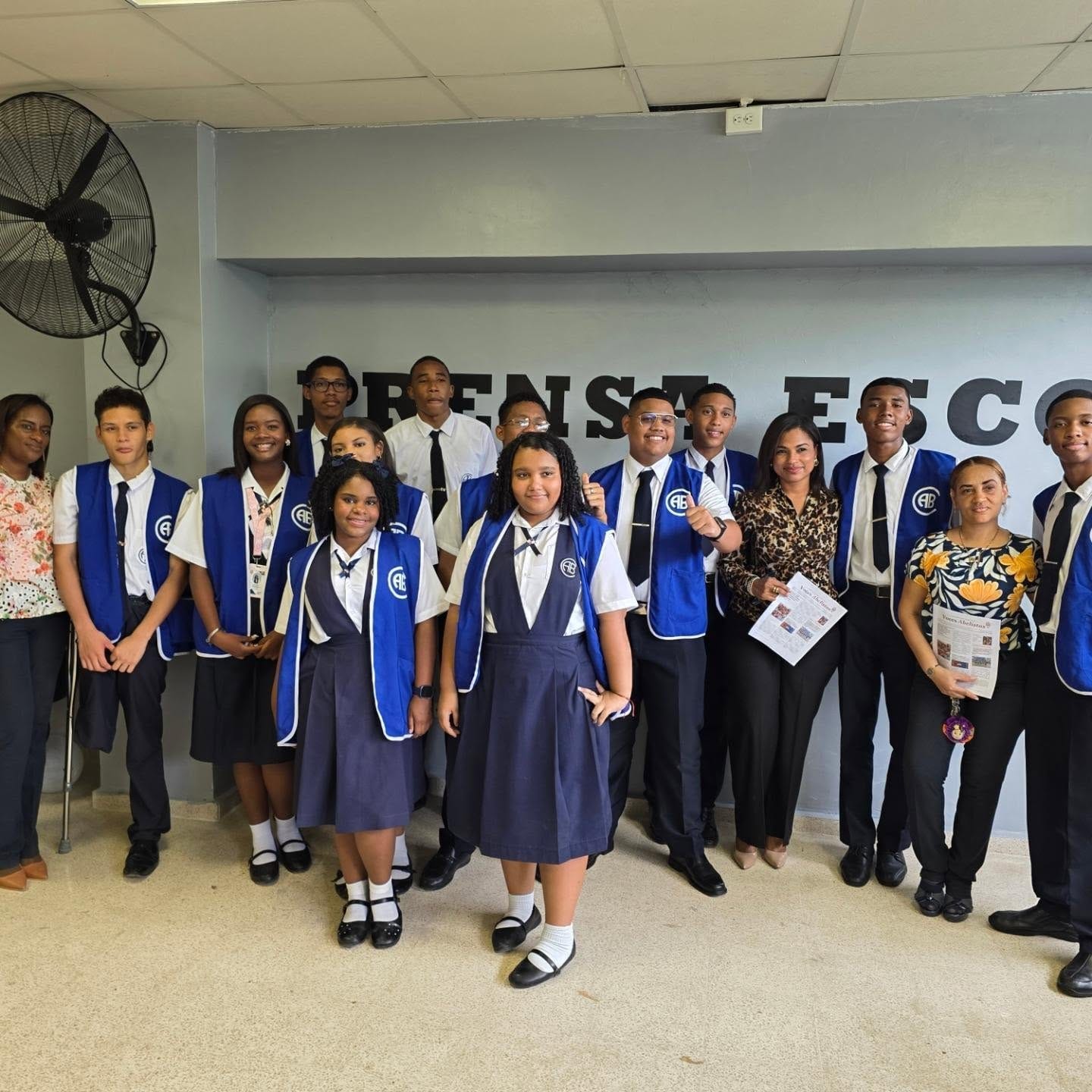 Inauguran periódico escolar "Voces Abelistas" en Colón