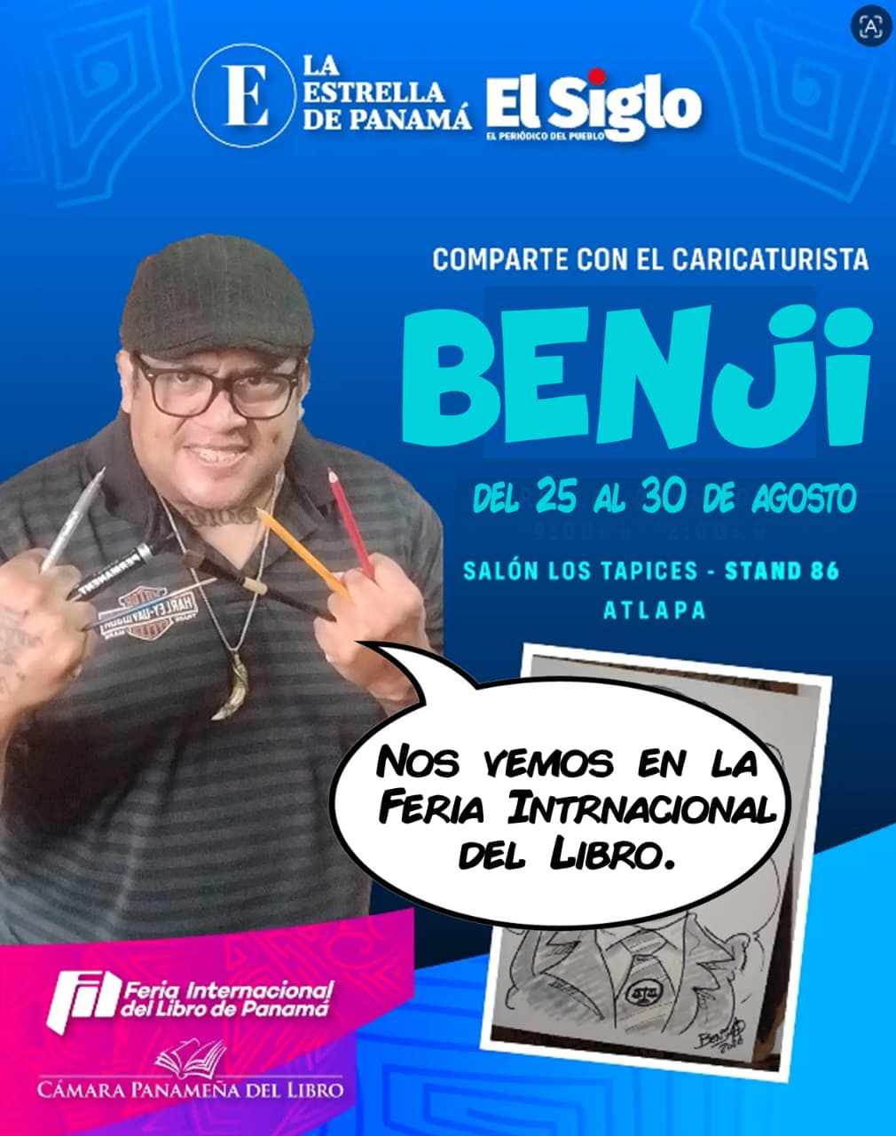 Benji en la Feria Internacional del Libro