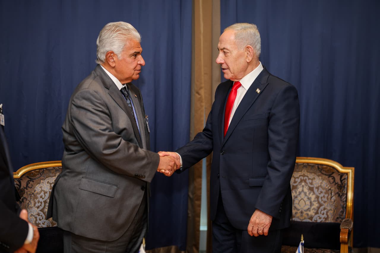 Presidente Mulino, en la ONU, se reúne con el Primer Ministro Netanyahu